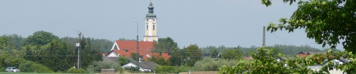 Ortsrand mit Kirche St. Martin